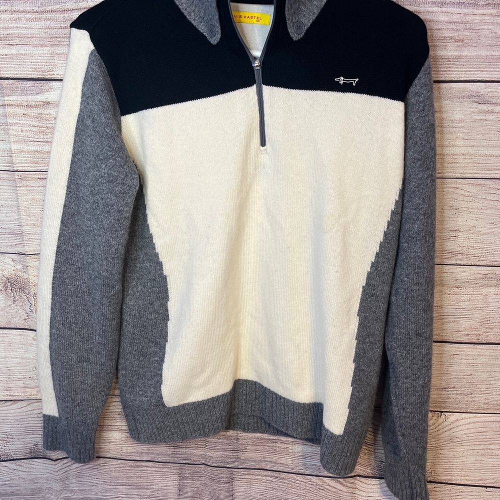 louis castel golf woman 1/4 Zip